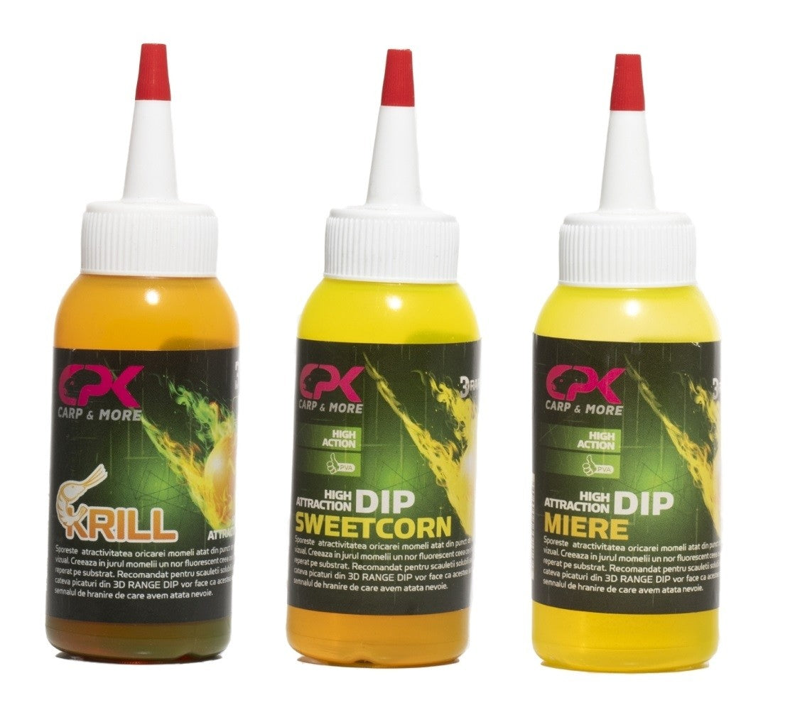 DIP CPK 3D εύρος, 50ml υγρό για να ενισχύσετε το δόλωμα