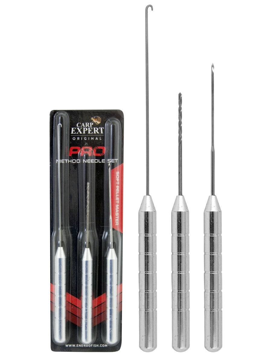 Set Carp Epert PRO Method Needle, 1 Drill + 2 stainless steel crochets
