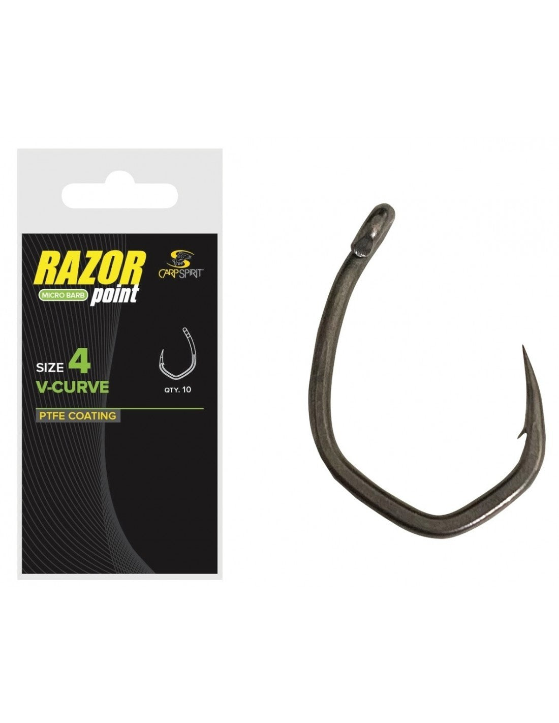 Hooks Carp Spirit V-Curve, 10pcs/envelope