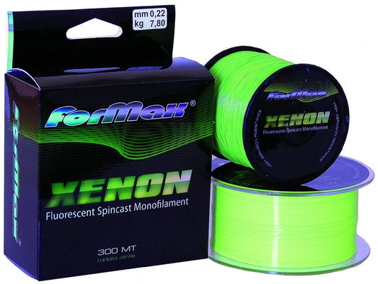 Monofilament, Formax xenon thread, fluorescent green, 300m diametr 0.35mm